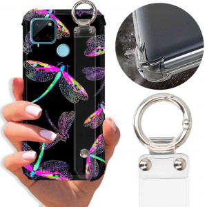 Etui Antishock Pasek do REALME C25Y Letnie Wzory