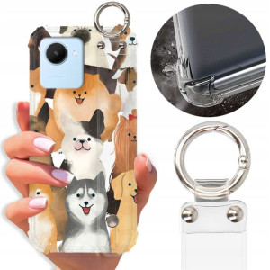 Etui ANTISHOCK PASEK do REALME C30 Bajkowe Wzory