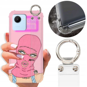 Etui Antishock Pasek Do REALME C30 Modne Top Wzory