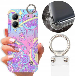 Etui Antishock Pasek Do REALME C33 Modne Top Wzory