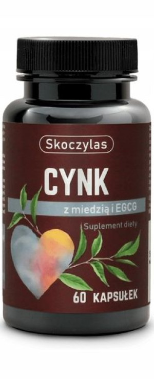 CYNK + MIEDŹ zielona herbata EGCG SKOCZYLAS