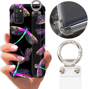 Etui Antishock Pasek do SAMSUNG A02S Letnie Wzory