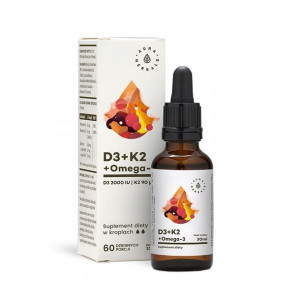 Aura Witamina D3(2000iu)+k2mk7+omega3-30ml