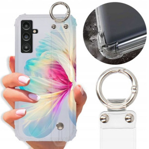 Etui ANTISHOCK PASEK do SAMSUNG A14 5G Kwiatowe Wz