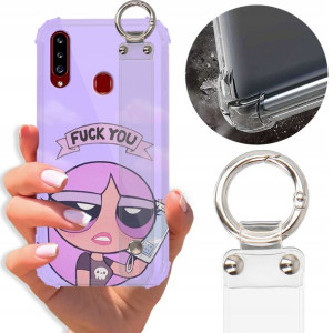 Etui Antishock Pasek do SAMSUNG A20S Bajki Wzory