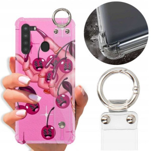 Etui Antishock Pasek Do SAMSUNG A21 Girl Top Wzory