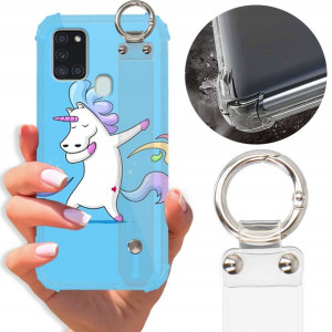 Etui Antishock Pasek do SAMSUNG A21s Bajki Wzory