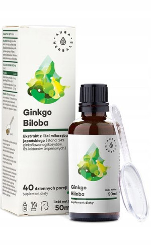 AURA GINKGO BILOBA eks.Mił.Jap.50:1 45mg-50ml MÓZG