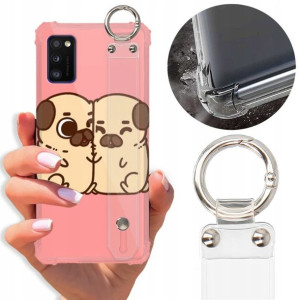 Etui Antishock Pasek do SAMSUNG A41 Słodkie Wzory