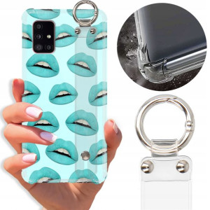Etui Antishock Pasek do SAMSUNG A51 5G Case Wzory