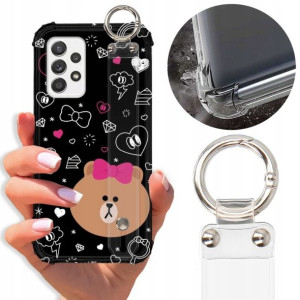 Etui Antishock Pasek do SAMSUNG A52 Słodkie Wzory