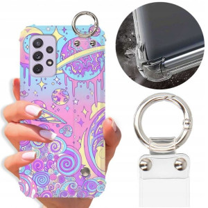 Etui Antishock Pasek Do SAMSUNG A72 5G Modne Wzory
