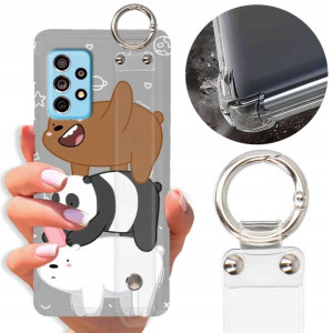 Etui ANTISHOCK PASEK do SAMSUNG A73 5G Misie Wzory