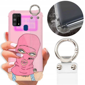 Etui Antishock Pasek Do SAMSUNG M31 Modne Wzory