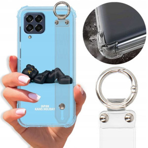 Etui Antishock Pasek do SAMSUNG M53 5G Misie Wzory
