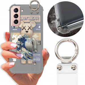 Etui Antishock Pasek do SAMSUNG S21 5G Misie Wzory