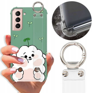 Etui Antishock Pasek do SAMSUNG S21 Słodkie Wzory