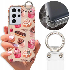 Etui Antishock Pasek do SAMSUNG S21 ULTRA 5G Wzory
