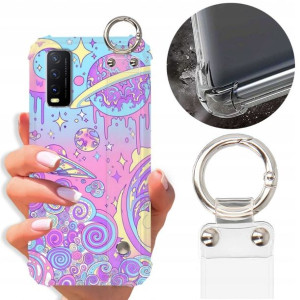 Etui Antishock Pasek Do VIVO Y20S Modne Top Wzory