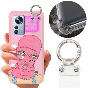 Etui Antishock Pasek Do XIAOMI 12 PRO Modne Wzory