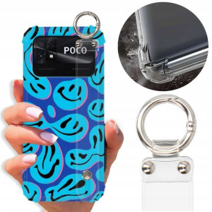 Etui Antishock Pasek Do XIAOMI POCO C40 Girl Wzory