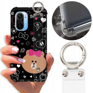 Etui Antishock Pasek Do Xiaomi Poco F3 Pro Miś Wz