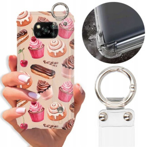 Etui Antishock Pasek do XIAOMI POCO X3 Sweet Wzory