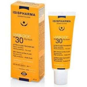Isis Pharma UVEBLOCK DRY TOUCH, ultralekki fluid z filrem SPF 30, 40 ml
