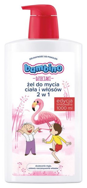 Bambino Dzieciaki Żel do mycia ciała i włosów 2w1 "Bolek i Lolek - Flaming"