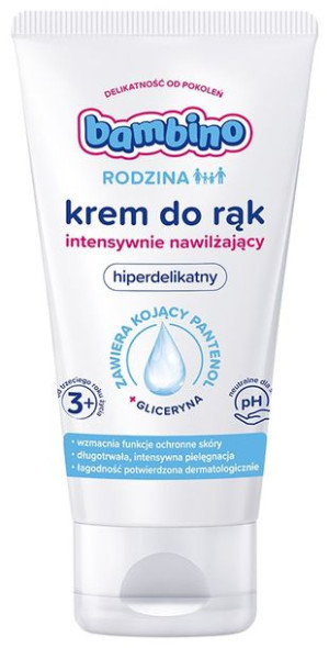Bambino Rodzina Krem do rąk intensywnie nawilżający  75ml