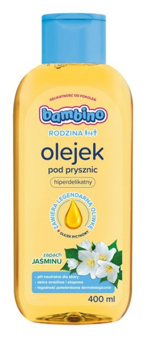 Bambino Rodzina Olejek pod prysznic hiperdelikatny - zapach Jaśminu 400ml