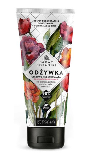BARWA Barwy Botaniki Odżywka głęboko regenerująca do włosów zniszczonych 18