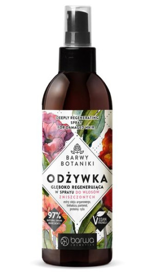 BARWA Barwy Botaniki Odżywka głęboko regenerująca w sprayu do włosów zniszc