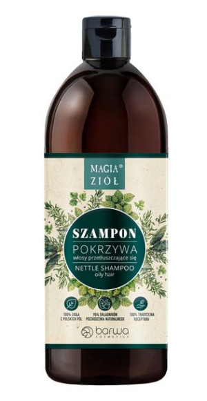 BARWA Magia Ziół Szampon Pokrzywa - do włosów przetłuszczających się 450ml