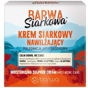 BARWA Siarkowa Krem siarkowy długotrwale nawilżający - cera tłusta  50ml