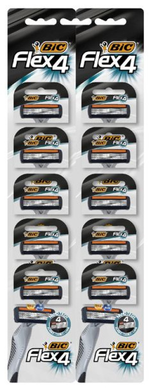 Bic Maszynka do golenia BIC Flex4  1op.-10szt
