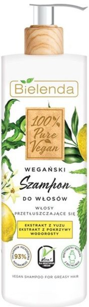 BIEL PURE VEGAN Włosy Tłuste Szampon Wegański