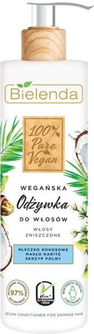 BIEL PURE VEGAN Włosy Zniszczone Odżywka Wegańska