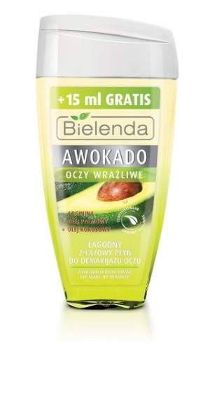 Bielenda Awokado Płyn 2-fazowy do demakijażu oczu skóra sucha i odwodniona