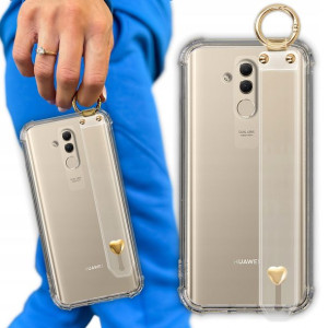 Etui Antishock Pasek Serce do HUAWEI MATE 20 LITE