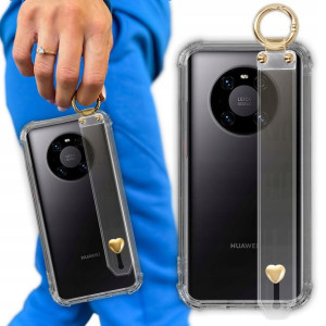 Etui Antishock Pasek Serce do HUAWEI MATE 40 PRO