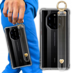 Etui Antishock Pasek Serce do HUAWEI MATE 40 RS