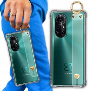 Etui Antishock Pasek Serce do HUAWEI NOVA 8 PRO 5G
