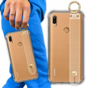 Etui Antishock Pasek Serce do HUAWEI Y6 PRIME 2019
