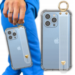 Etui Antishock Pasek Serce do IPHONE 14 PRO MAX