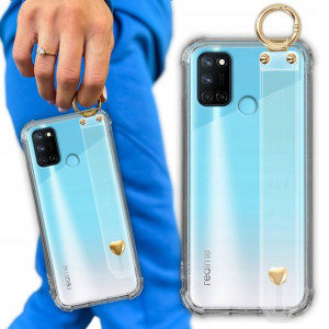 Etui Antishock Pasek Serce do REALME C17 RMX2103