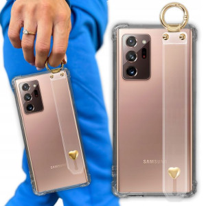Etui Antishock Pasek Serce do SAMSUNG NOTE 20 PLUS