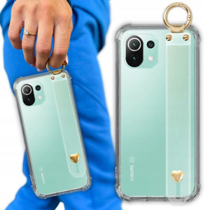 Etui Antishock Pasek Serce do XIAOMI MI 11 LITE 4G