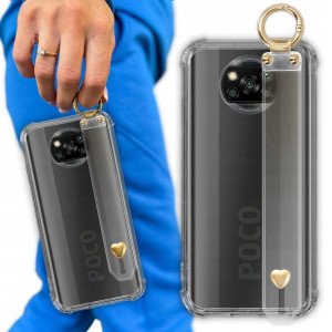 Etui Antishock Pasek Serce do XIAOMI POCO X3 PRO