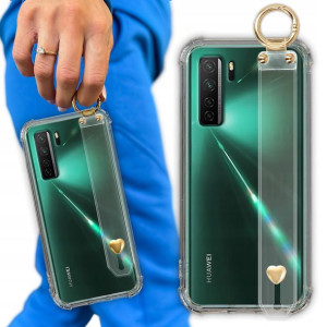 Etui Antishock Pasek Serduszko do HUAWEI NOVA 7 SE